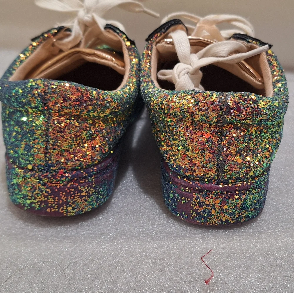 Womans Glitter Sneakers - Picture 4 of 5